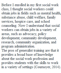 Domain of Direct Practice Social Work